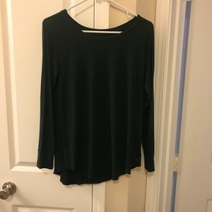 Dark green AE raglan style shirt